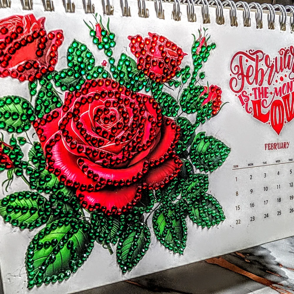 ✨ Grace Through the Seasons™ Diamond Art Desk Calendar ✨